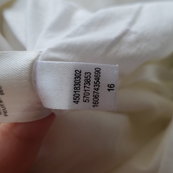 WHBM NWOT 14 Geometric Lace Dress - Picture 7 of 8